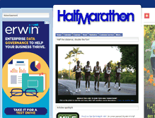 Tablet Screenshot of halfmarathon.net